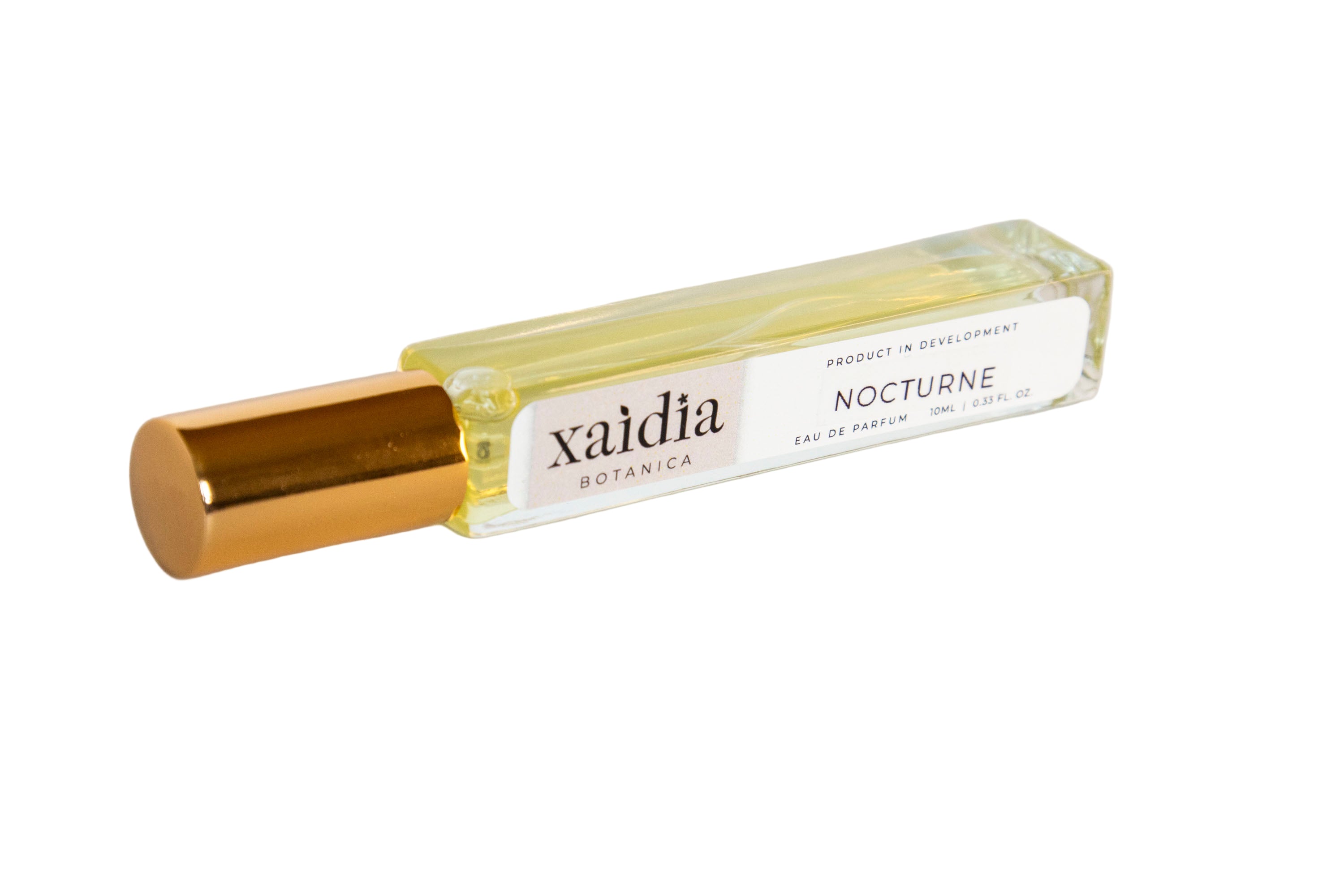 Xaidia Botanica Nocturne perfume bottle on a white background